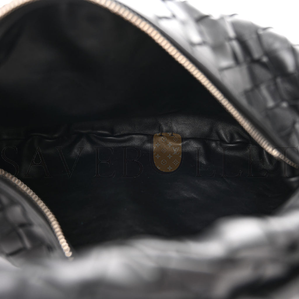 bo*te*ga Ve*ne*ta nappa intrecciato teen jodie hobo black (37*25*8cm)